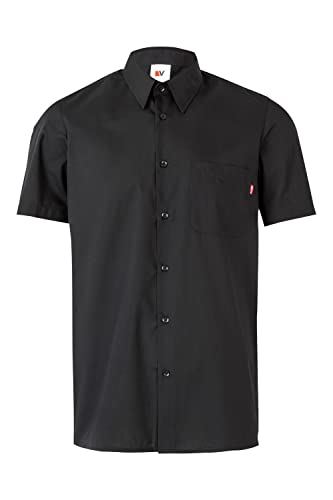 Velilla 531; Camisa de Manga Corta; Color Negro; Talla 3XL